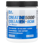 EVLution Nutrition, Creatine5000® с коллагеном и BCAA, для женщин, без добавок, 249 г (8,8 унции)