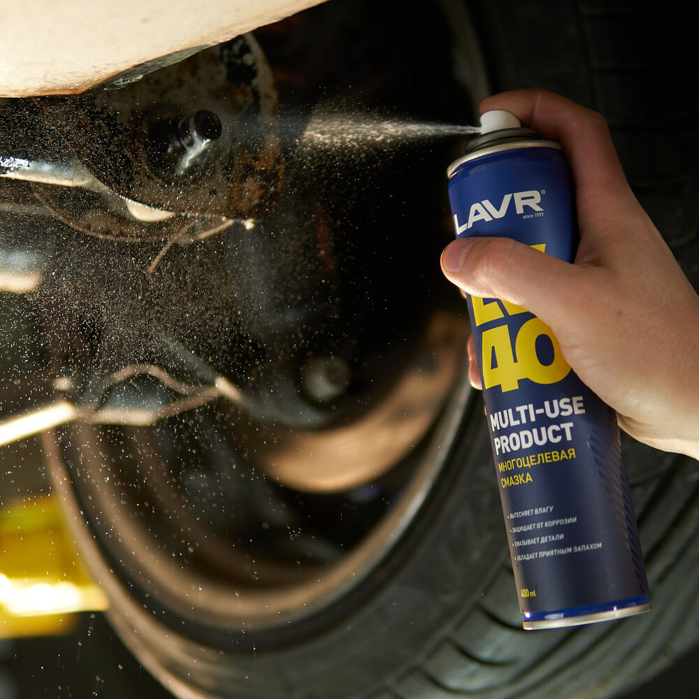 СМАЗКА МНОГОЦЕЛЕВАЯ LAVR LV-40 400МЛ LN1485