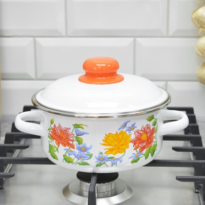 Кастрюля 1,5л "Цветочная"