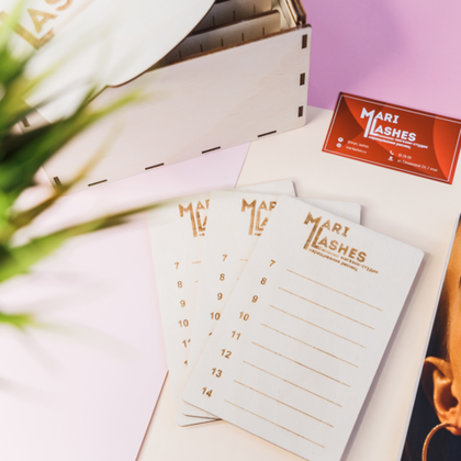 Планшет деревянный Mari Lashes 8*13см