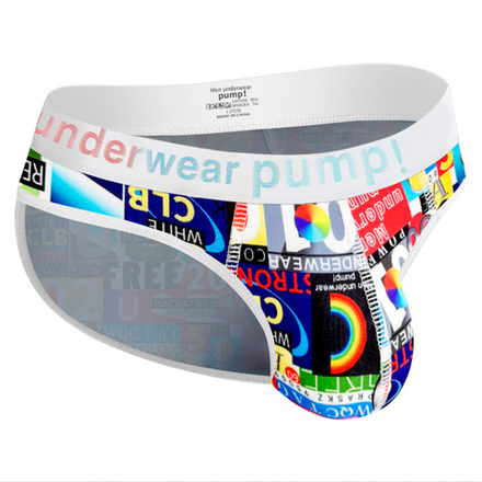 Мужские трусы брифы белые PUMP! MP2123-1