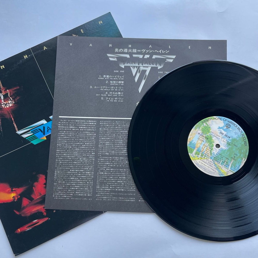 Винтажная виниловая пластинка LP Van Halen (Япония 1978) (Без Оби)