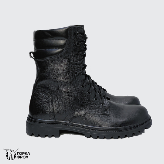 Берцы BIZON ТК-20, хромовая кожа, подошва каучук, стелька Ortholite