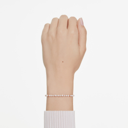 MATRIX:BRACELET 3MM WHITE/ROS M