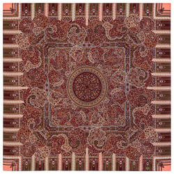 Платок шерстяной с подрубкой