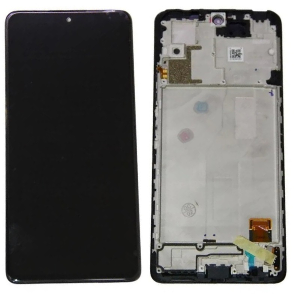 Дисплей для Xiaomi Redmi Note 10 Pro с тачскрином и рамкой Черный - OR (SP)
