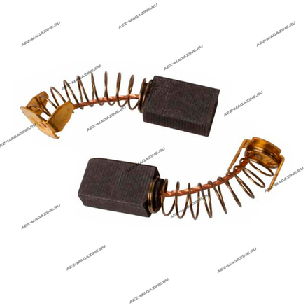 Электроугольная щетка 6.5х13.5х18 Пружина, пятак-уши(для СВ-153А)