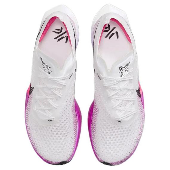 NIKE ZoomX Vaporfly 3 Бежевые кроссовки Низки Бело-розовые Женские