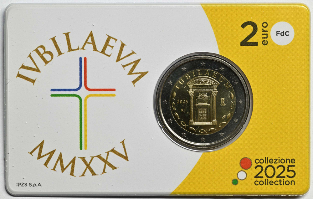 ИТАЛИЯ, 2025, 2 ЕВРО [БИМЕТАЛЛ]