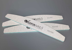 SofiaNails Пилка зебра лодка
