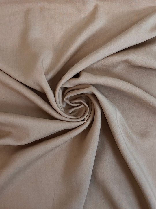 штапель однотонный, бежевый