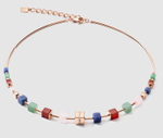 Колье Coeur de Lion Rose Gold Multicolor 5058/10-1561