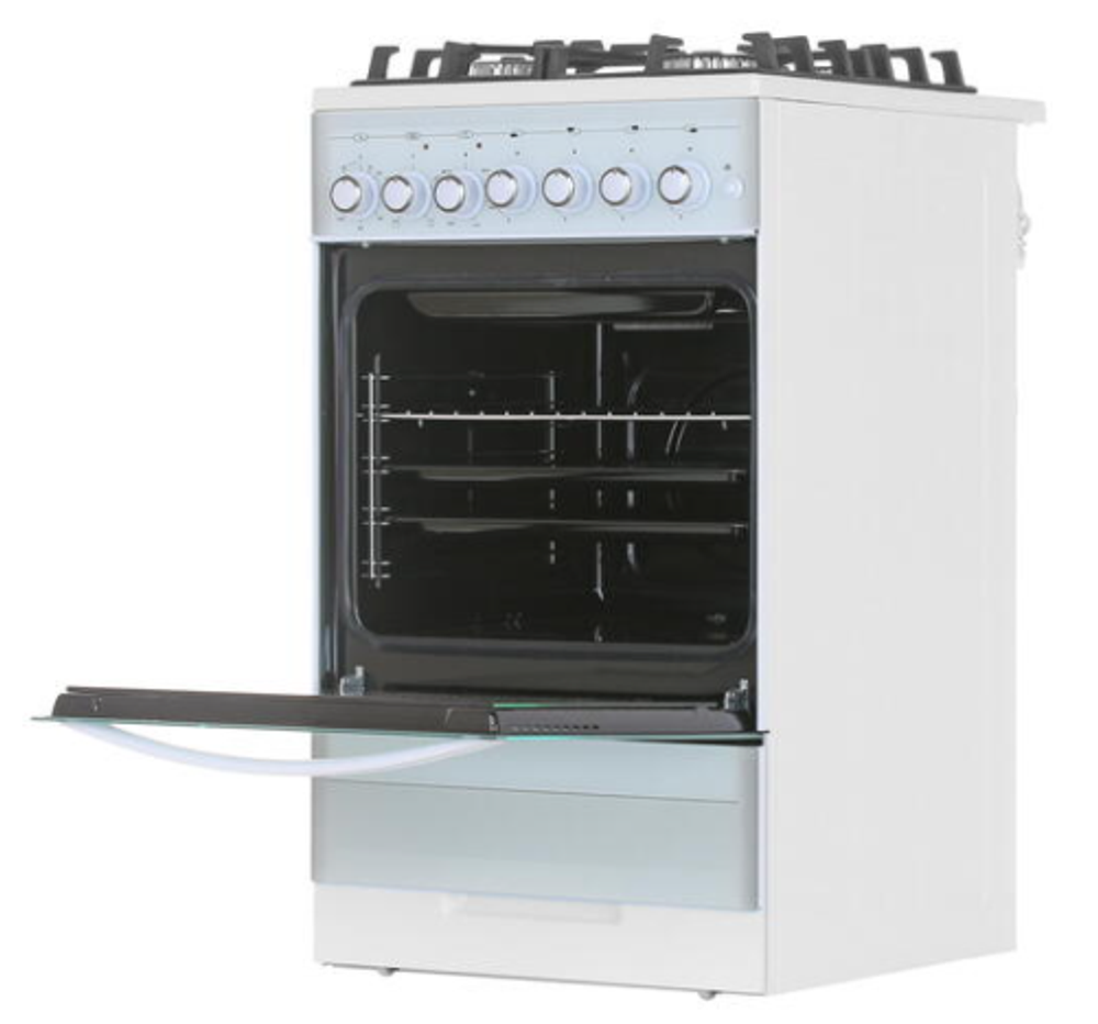 Плита газовая GEFEST ПГЭ 5502-02 0042 (бел.с раств рис)