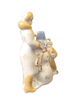 Статуэтка "Снеговик" из серии "Зимний дворик" (Полонное ЗХК)