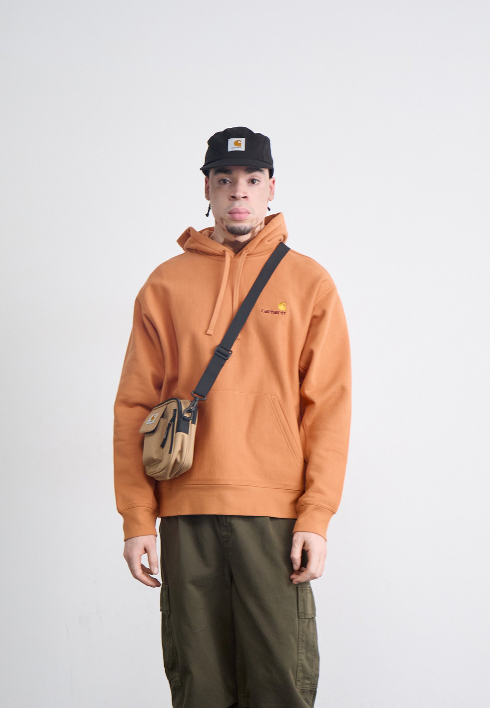 Carhartt WIP Толстовка с капюшоном - Оранжевый