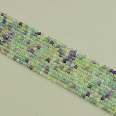 Нитка Флюорит 39 см. 4 мм. (Без замка)