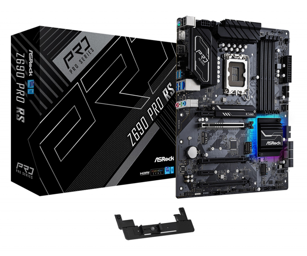 Материнская плата ASROCK Z690 PRO RS INTEL Z690/4DDR4/8SATA3 ATX