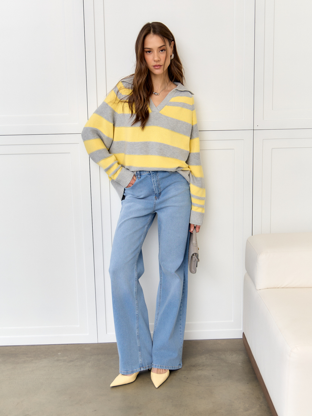 Прямые джинсы