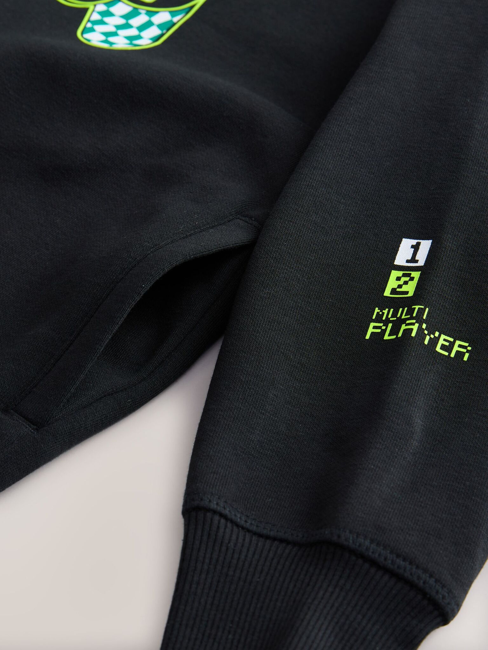 Толстовка с капюшоном для мальчика Next E43-856, Черный