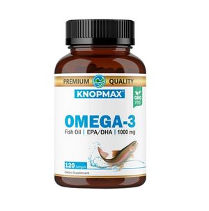 Омега 3 + Витамин Е 1000 мг 120 капс (KNOPMAX)