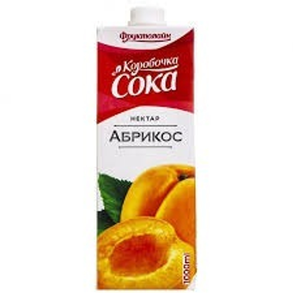 Нектар Коробочка сока Абрикос (1 л)