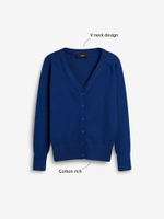 Кардиган школьный для девочки Next 113-015, Синий