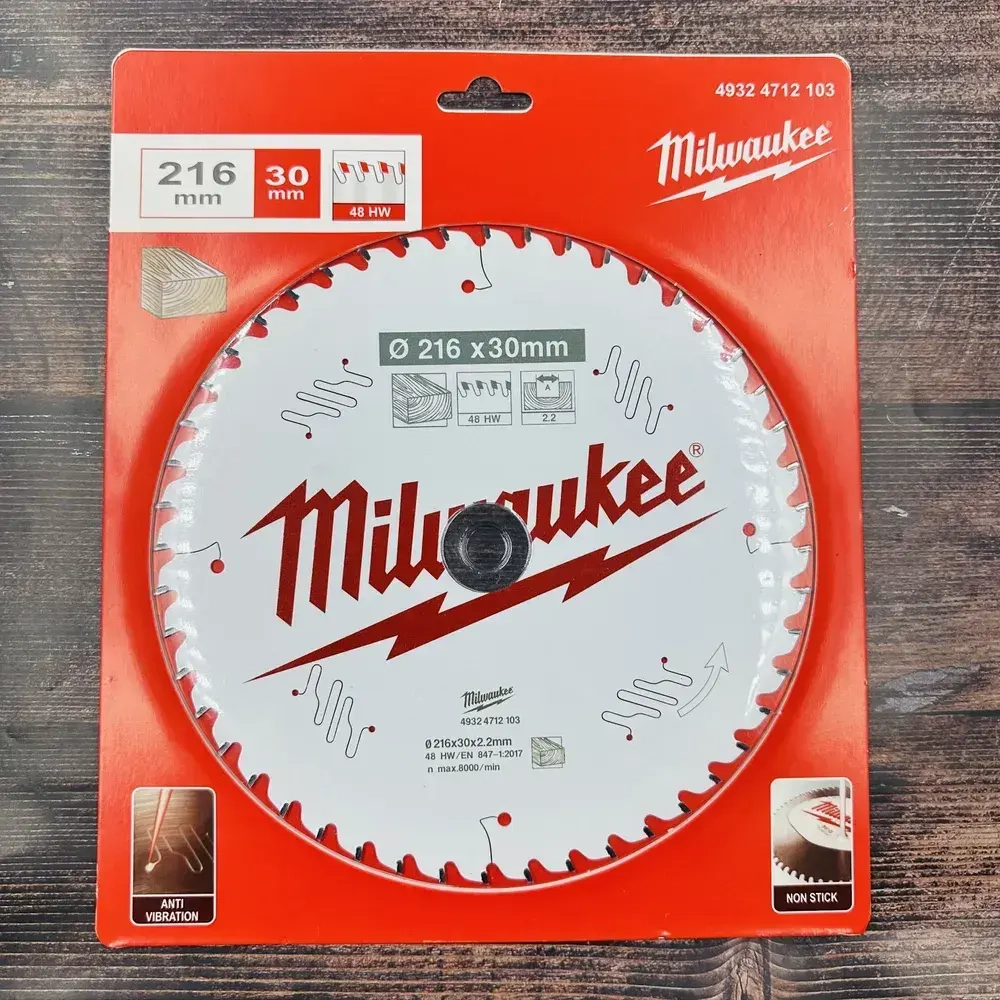 Диск пильный по дереву Milwaukee 216x30x48