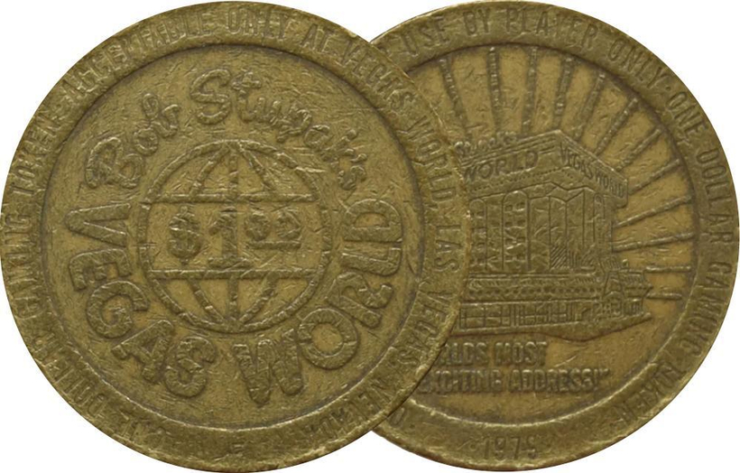 Vegas World Casino $1 Token