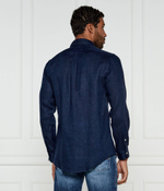 Льняная рубашка POLO RALPH LAUREN - темно-синий(710966294)