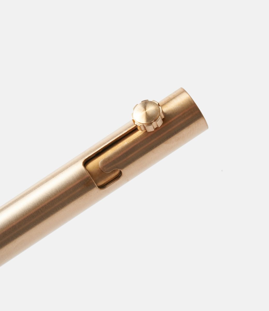 Ensso BOLT Fountain Pen Bronze Set — перьевая ручка с выдвижным стержнем