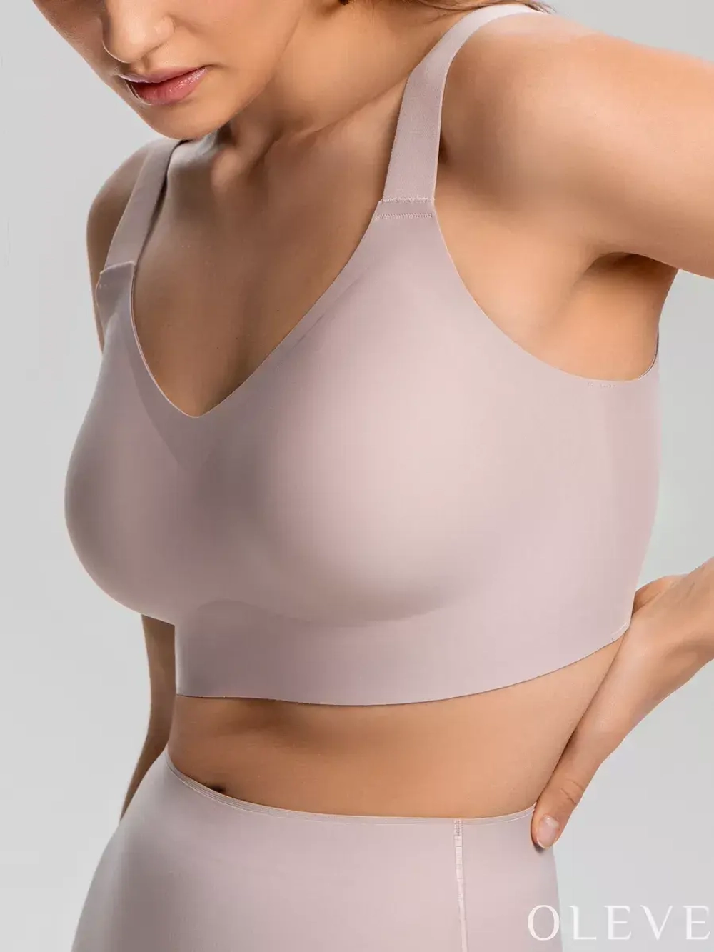 Бесшовный бюстгальтер Plus size