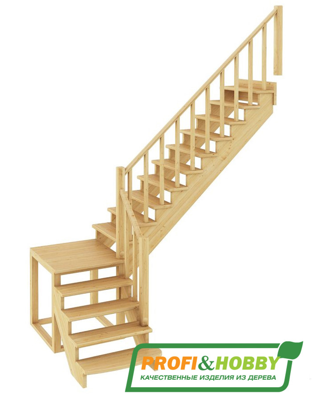 Лестница на второй этаж К-002м/2 Правая