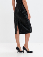 Юбка Сандра из экокожи в оттенке опал