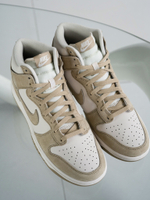 Nike Dunk High Tan Suede White