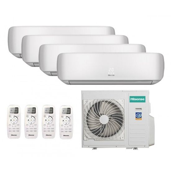 Мульти сплит-система Hisense на 4 комнаты (25+25+25+25 кв.м.) Premium Design