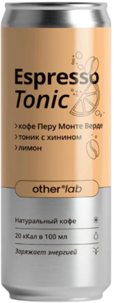 Кофейный напиток Парадокс Азер Лаб Эспрессо Тоник / Paradox Other Lab Espresso Tonic 0.33 - банка
