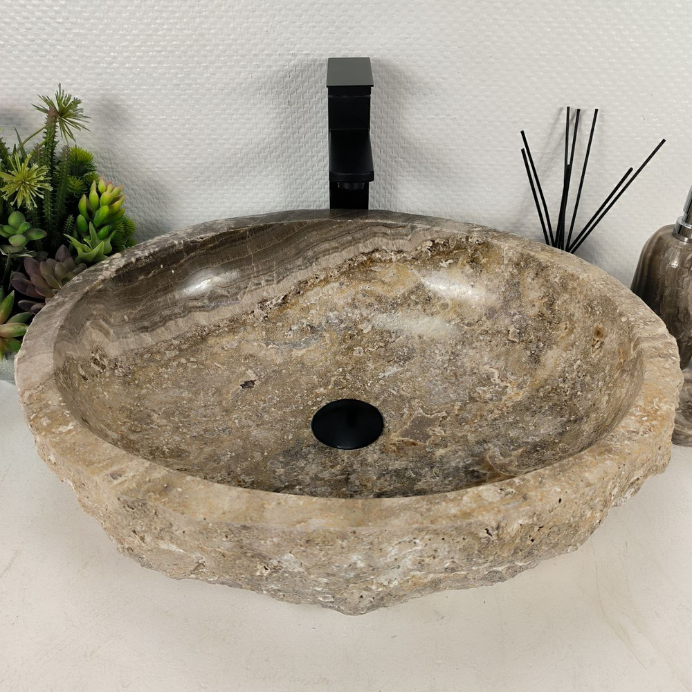 Раковина из оникса Erozy Grey EO-64586 53*43*15 0183