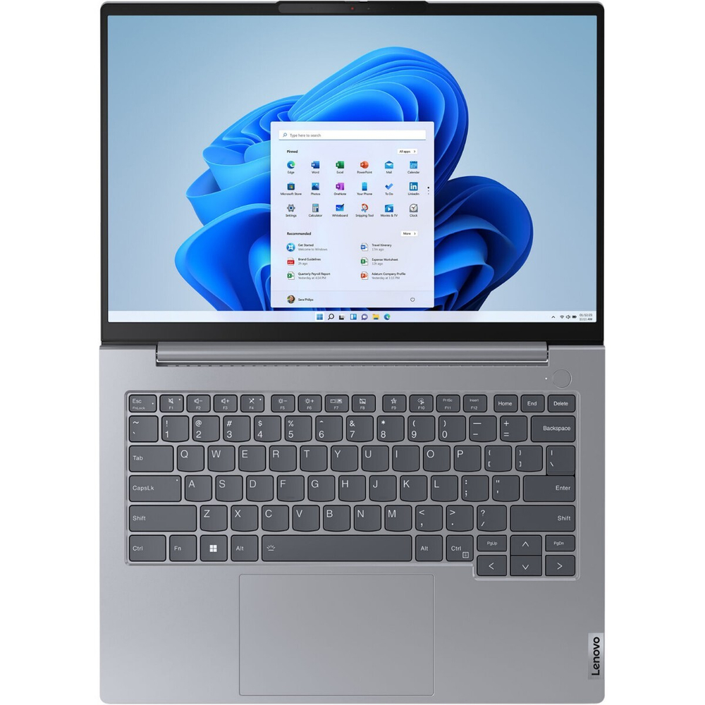 Ноутбук Lenovo ThinkBook 14 G6 IRL 14" WUXGA IPS, Intel Core i5-13420H, 16Gb, 256Gb SSD, no OS, серый