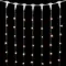 Светодиодный занавес с колпачком 2*3 м., 600 экстра теплых белых LED ламп, прозрачный провод ПВХ, IP65, LTC (PCL602CAP-10-2EWW)