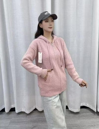 Кофта женская "3503 В.З" капюшон (АН) молния