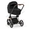 Коляска для новорожденных Cybex Priam IV Sepia Black шасси Rosegold