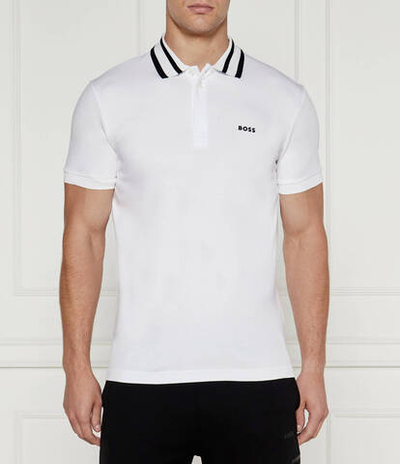 Поло Paule BOSS GREEN - белый(50525172)