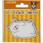 Блок самоклеющийся фигурный deVente Lying Animals 20л, ассорти, 1шт.