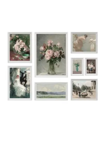 Картины на стену интерьерные на холсте 8 шт