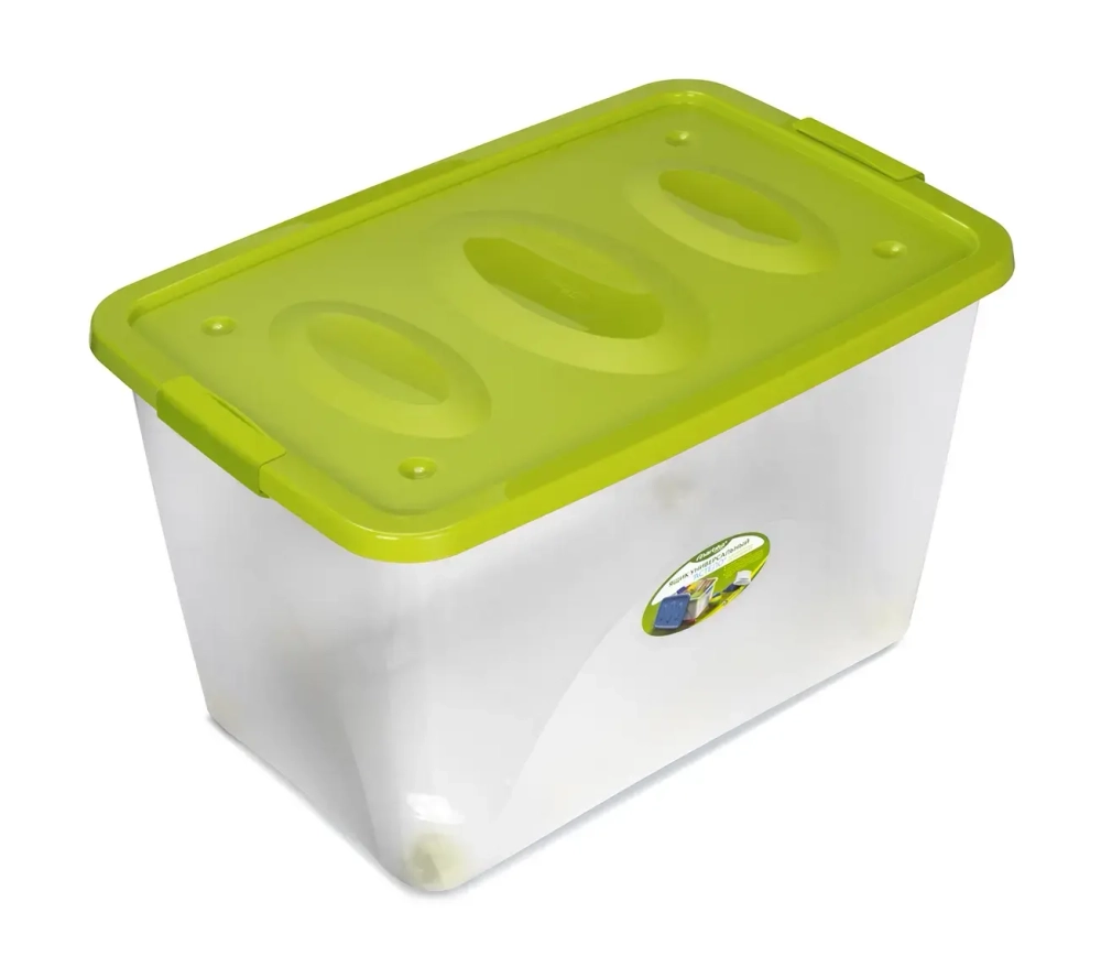 Ящик универсальный на колесиках «Астело» цвет оливковый 60*40*36см С666ОЛВ