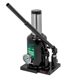 Домкрат бутылочный 32т с манометром (h min-260мм, h max-420мм) RockForce RF-TH903501 BIG