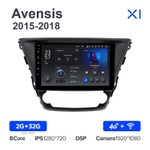 Teyes X1 10,2"для Toyota Avensis 2015-2018