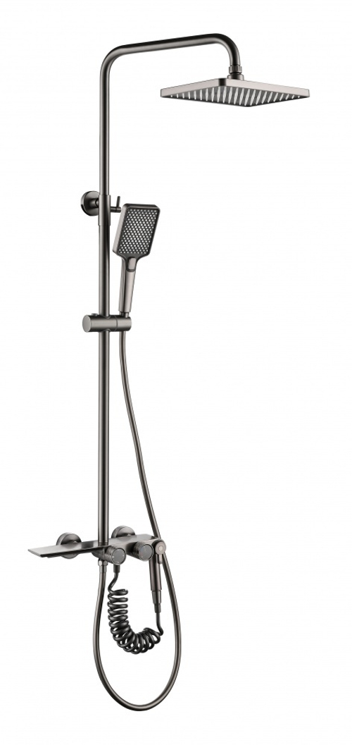 323562-G Душевая система, водопад (ГРАФИТ) ViEiR (5/1шт)