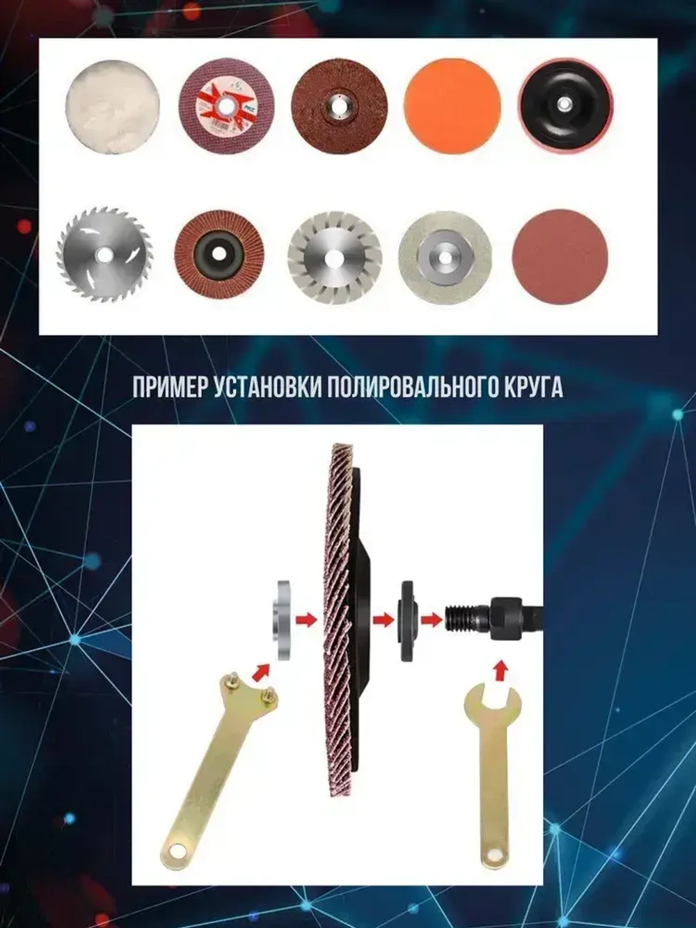 Мини станок для пильного точильного или отрезного диска из электродрели с 1 диском