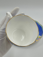 Чайная пара с синей каймой Givenchy by Yamaka